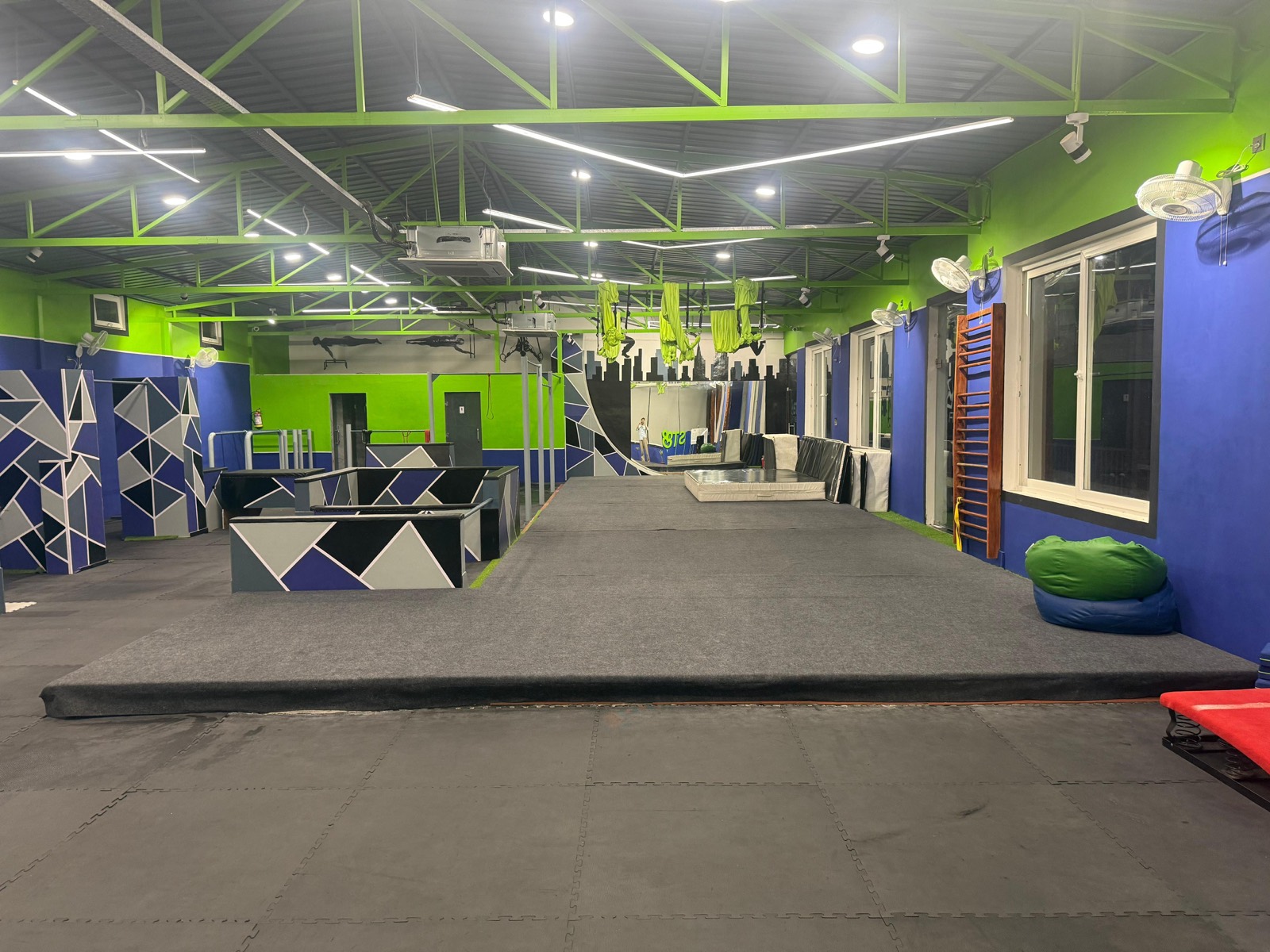 Tumbling runway
